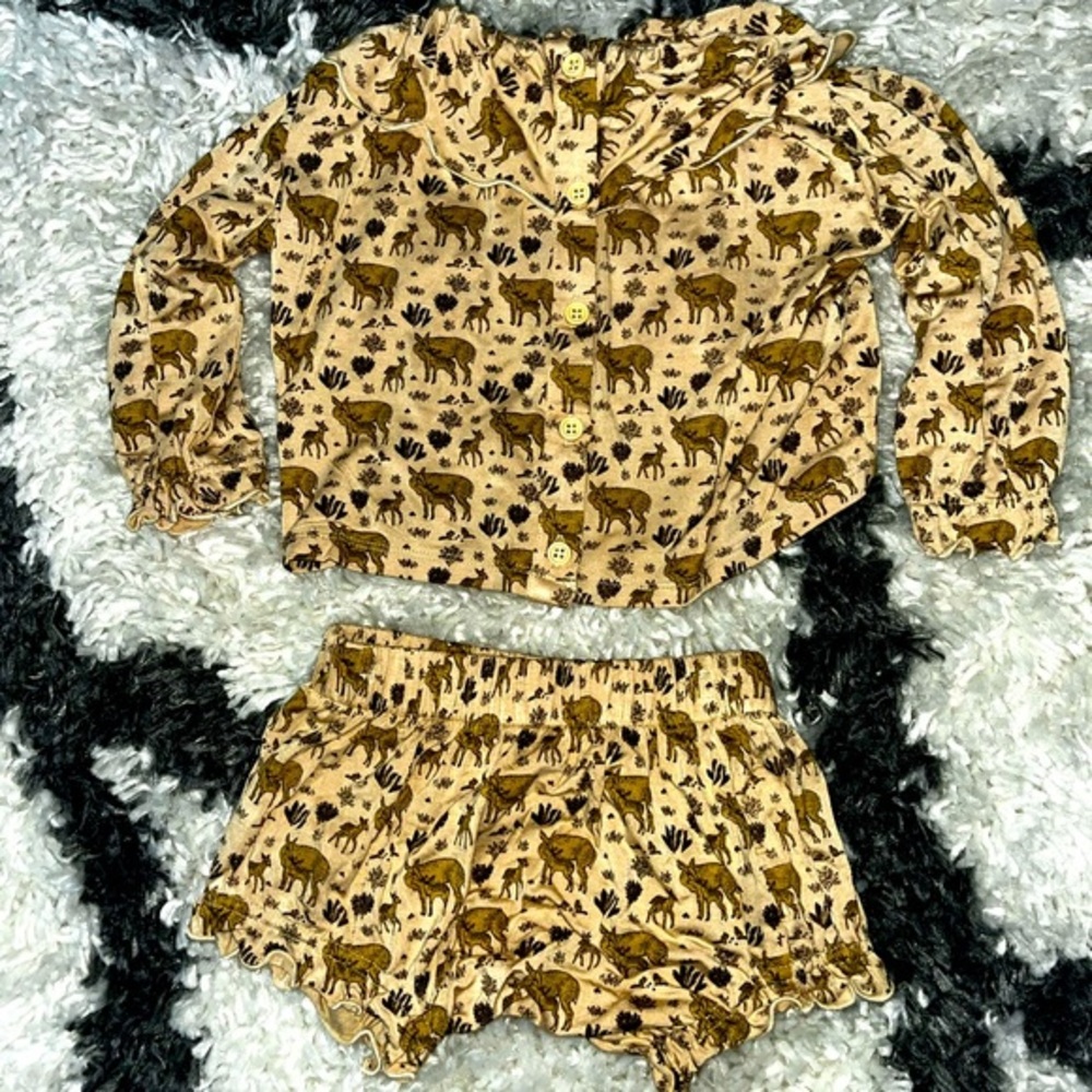 #13 Kate Quinn Mama & Baby Deer Set 🌵12-18 Months